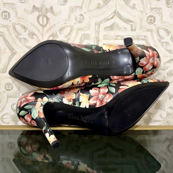 Nine West JACKPOT Floral Pumps, Size 8.5 NWOB 🌸 - Picture 7 of 8